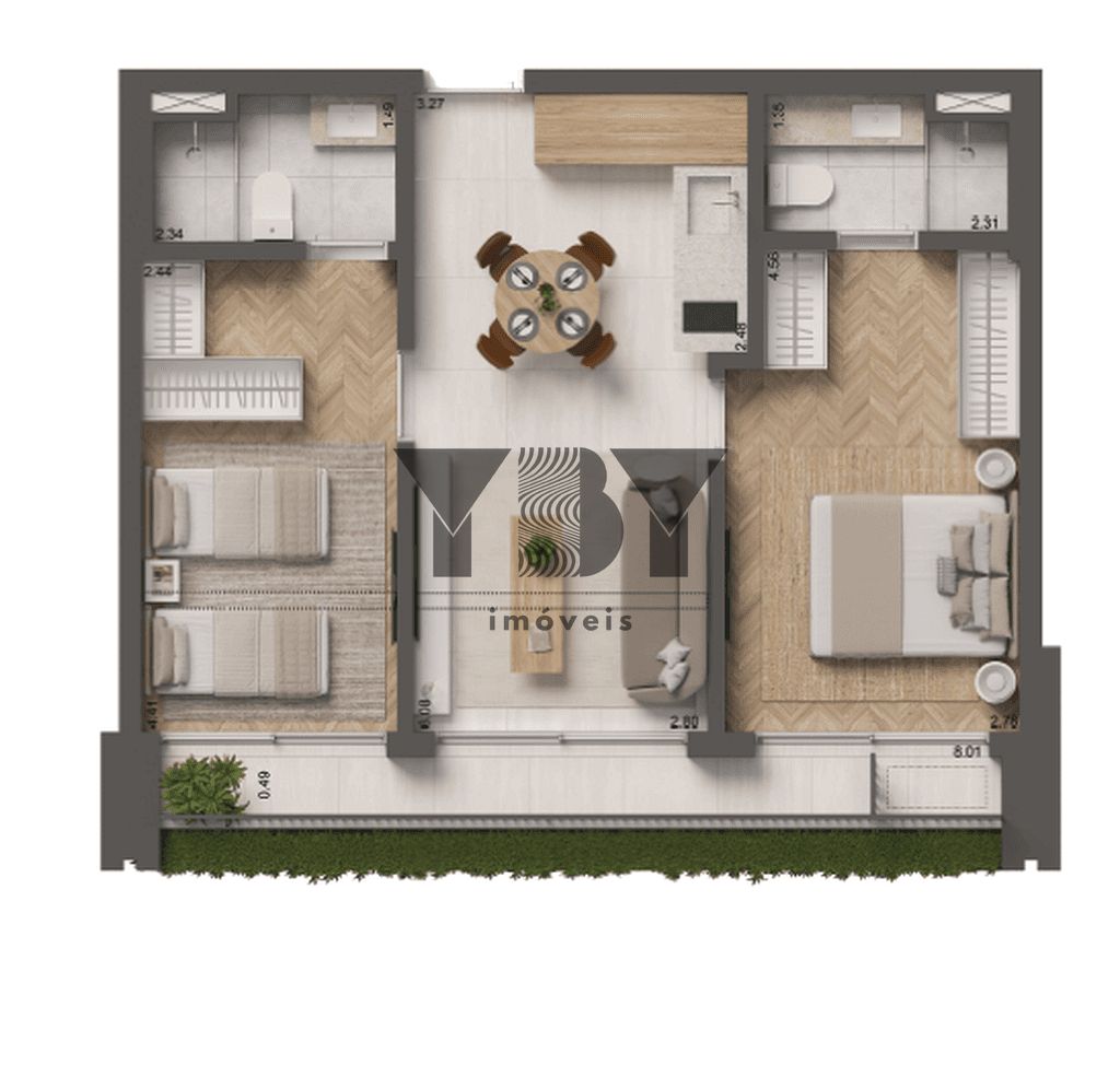 Apartamento, 2 quartos, 103 m² - Foto 36