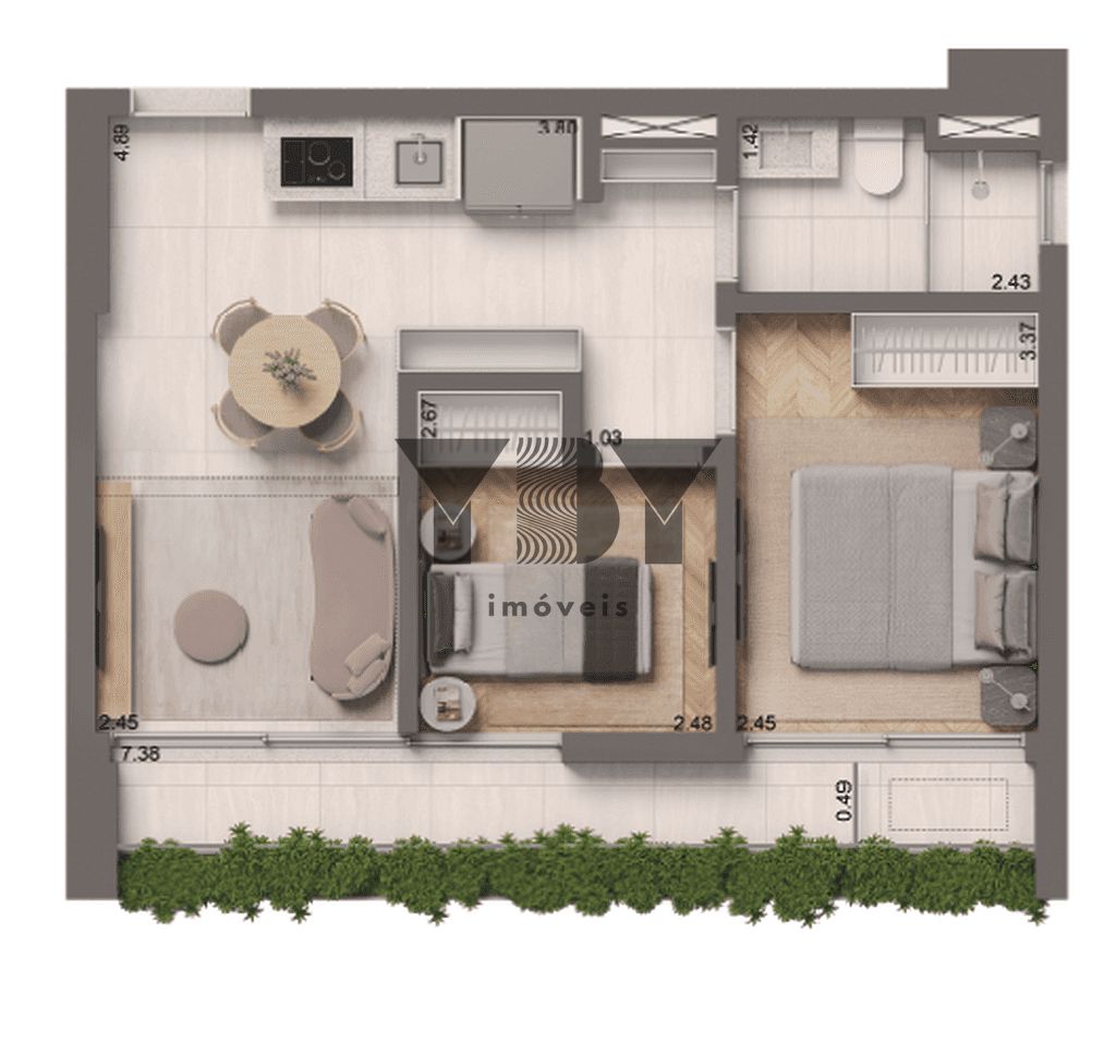 Apartamento, 2 quartos, 50 m² - Foto 34