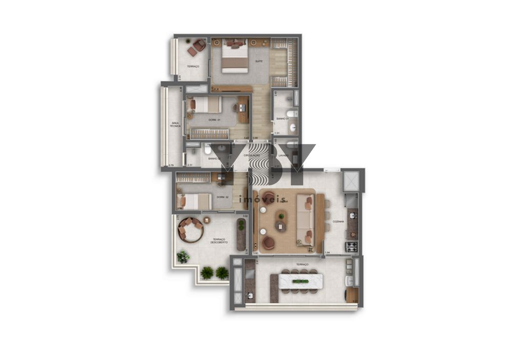 Apartamento, 3 quartos, 89 m² - Foto 34