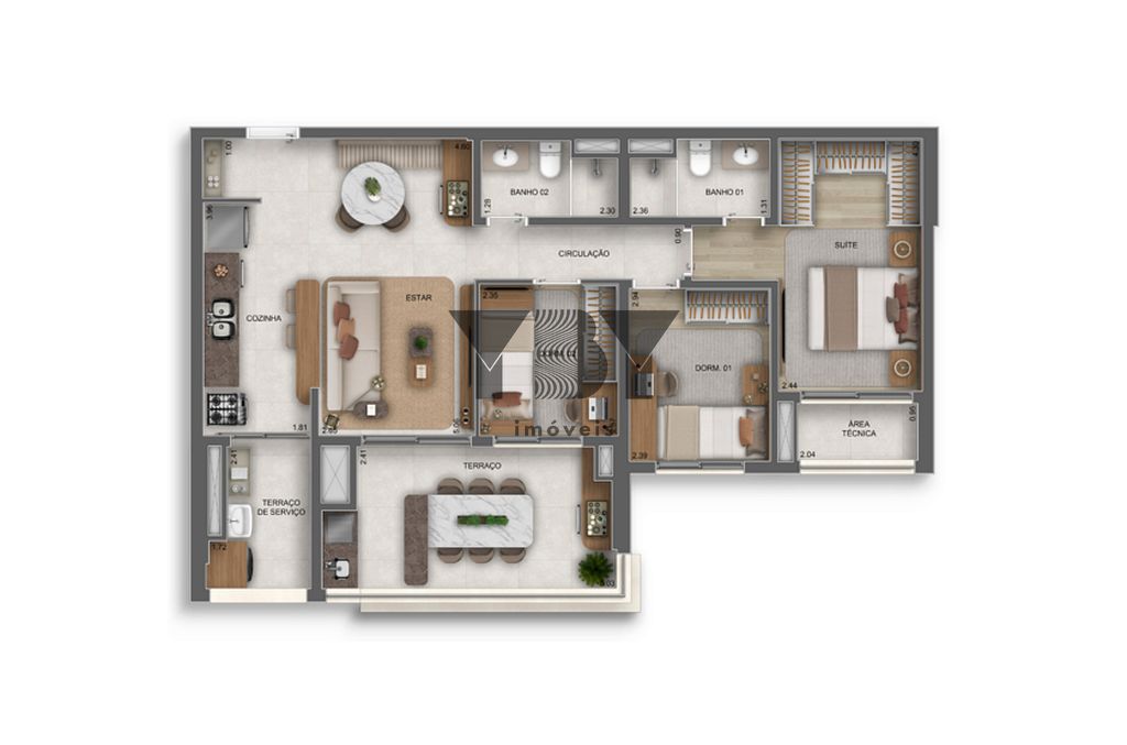 Apartamento, 2 quartos, 79 m² - Foto 32