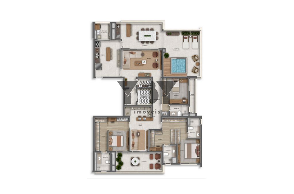 Cobertura, 3 quartos, 124 m² - Foto 37