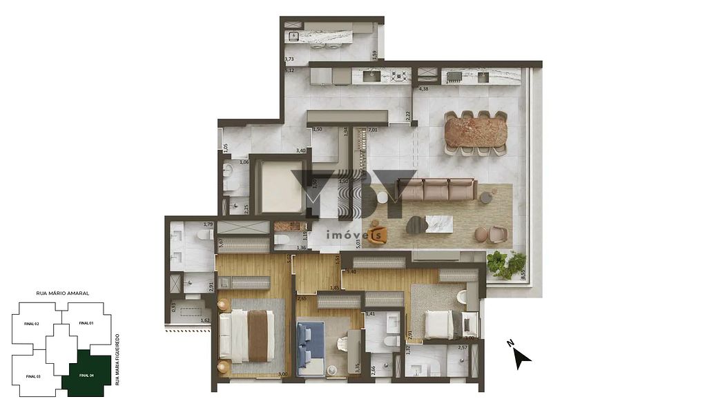 Apartamento, 3 quartos, 163 m² - Foto 34