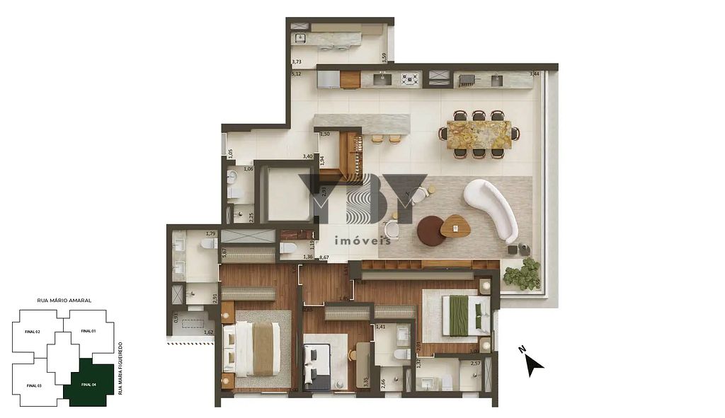 Apartamento, 3 quartos, 163 m² - Foto 37