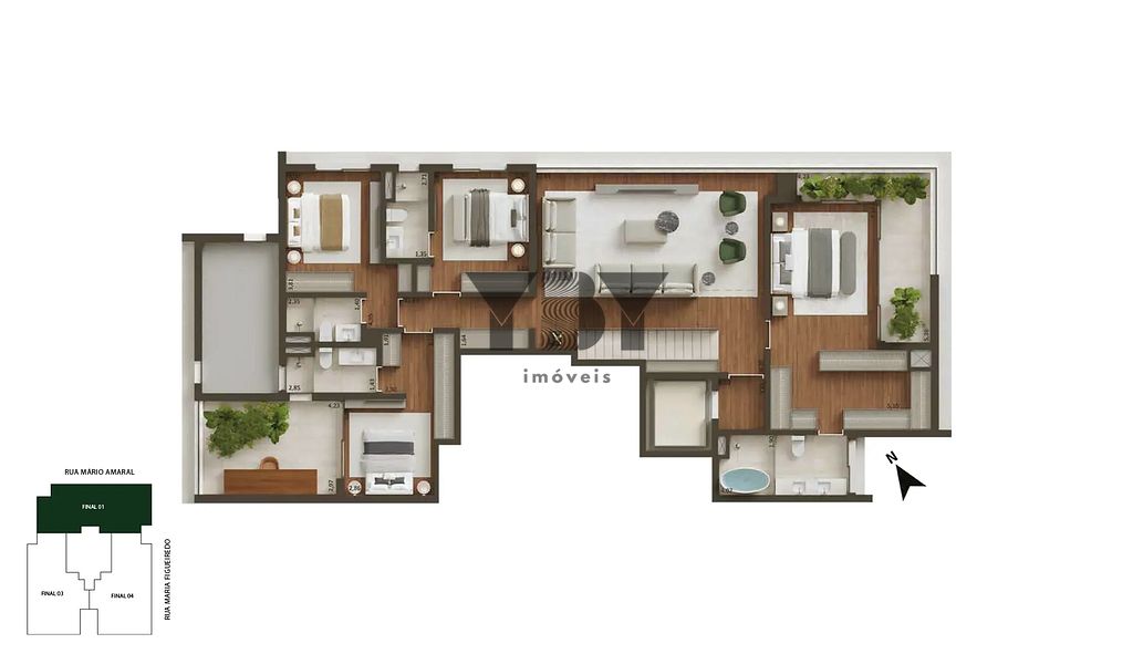 Apartamento, 3 quartos, 163 m² - Foto 45