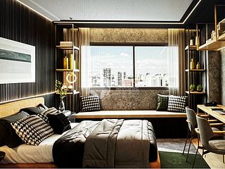 Studio 1 quarto e 1 banheiro, à venda, no bairro Santo Amaro em São Paulo