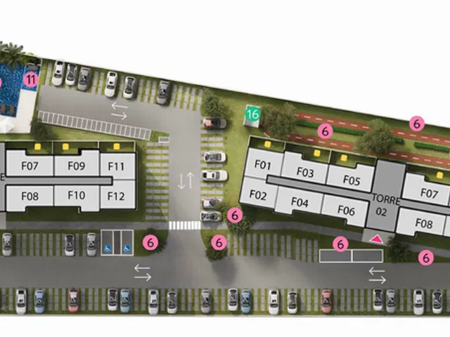 Planta do Apartamento - Apartamento à venda 2 Quartos 1 Vaga 40.39M² Bonsucesso Rio de Janeiro - RJ | Encantos da Zona Norte - Fase 1 | MG IMÓVEIS