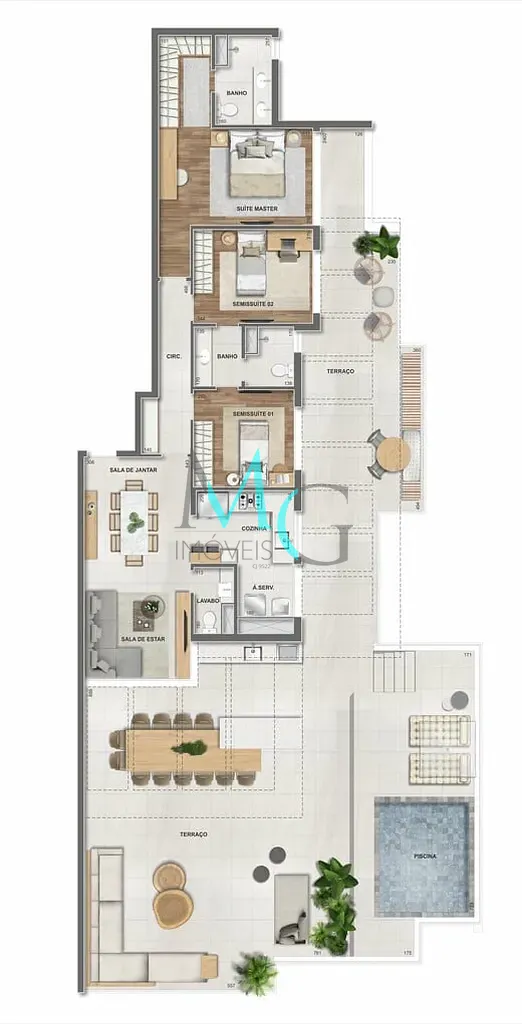 Apartamento, 4 quartos, 145 m² - Foto 69