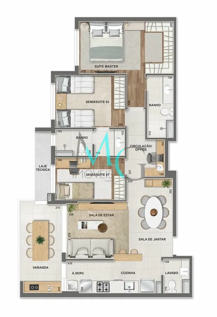 Cobertura, 3 quartos, 239 m² - Foto 63