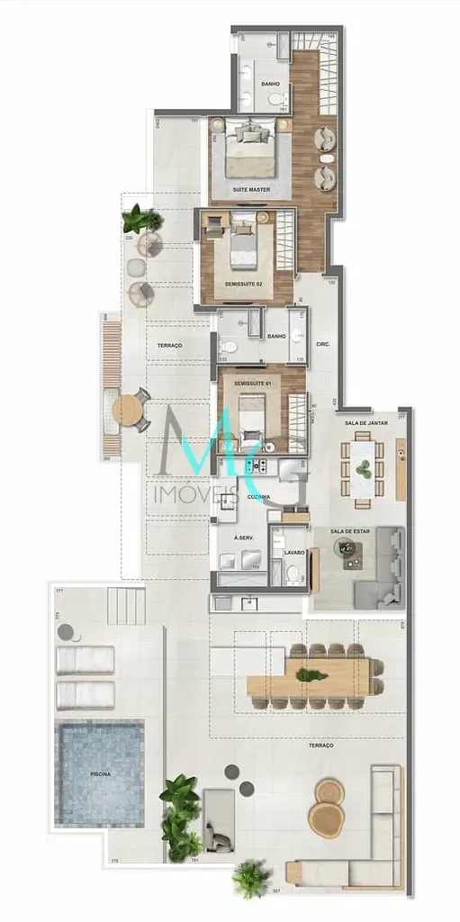 Cobertura, 3 quartos, 239 m² - Foto 68