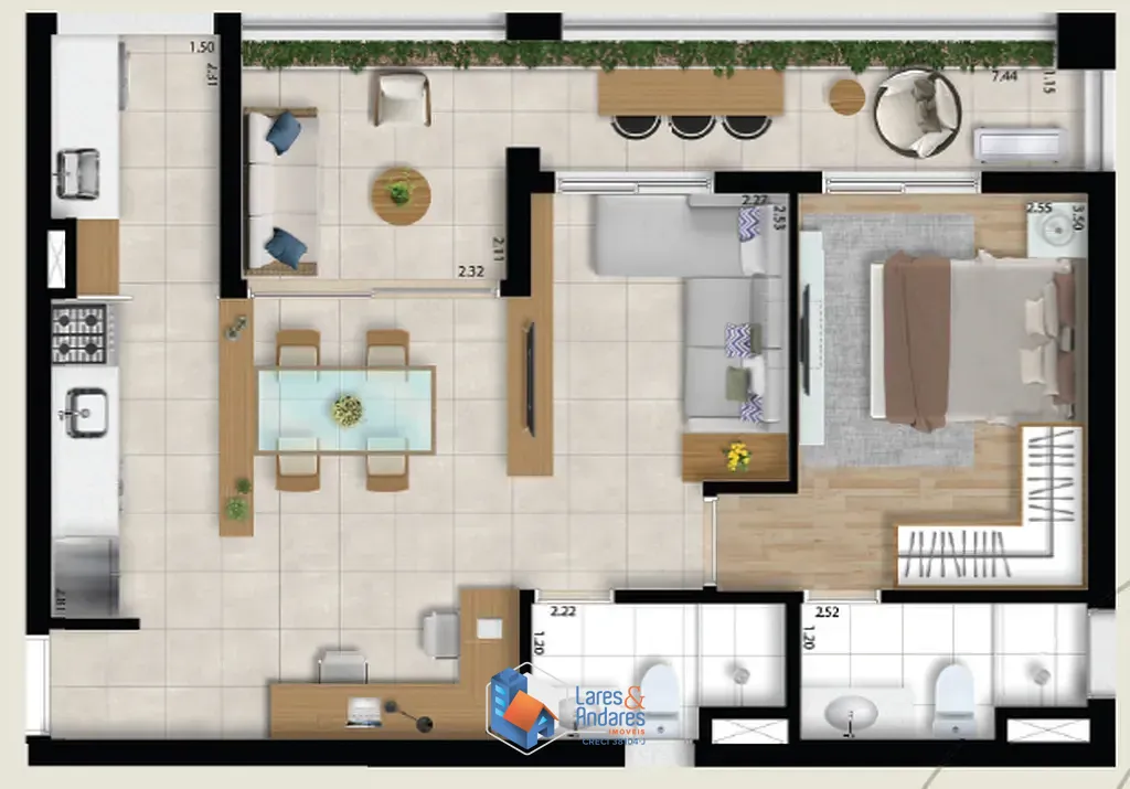 Apartamento, 2 quartos, 63 m² - Foto 23