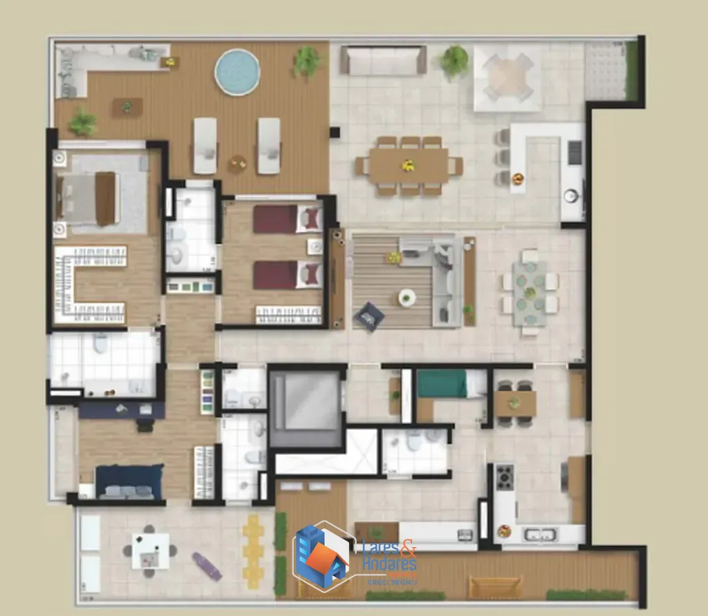 Apartamento, 3 quartos, 162 m² - Foto 35