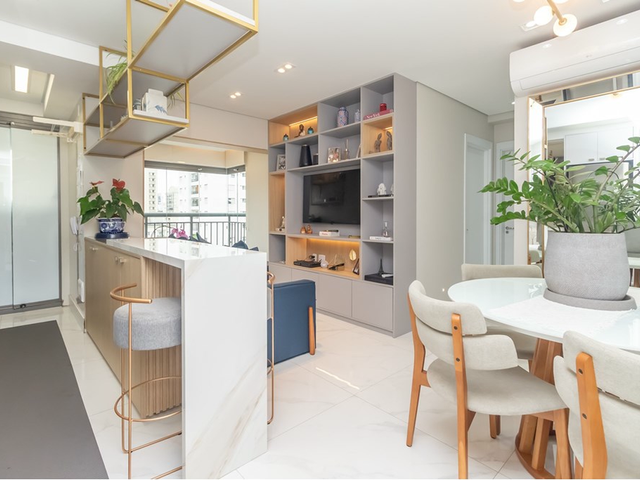 Foto do Apartamento - Apartamento à venda 2 Quartos 1 Suite 1 Vaga 54M² Moema São Paulo - SP | Lares e Andares Imóveis