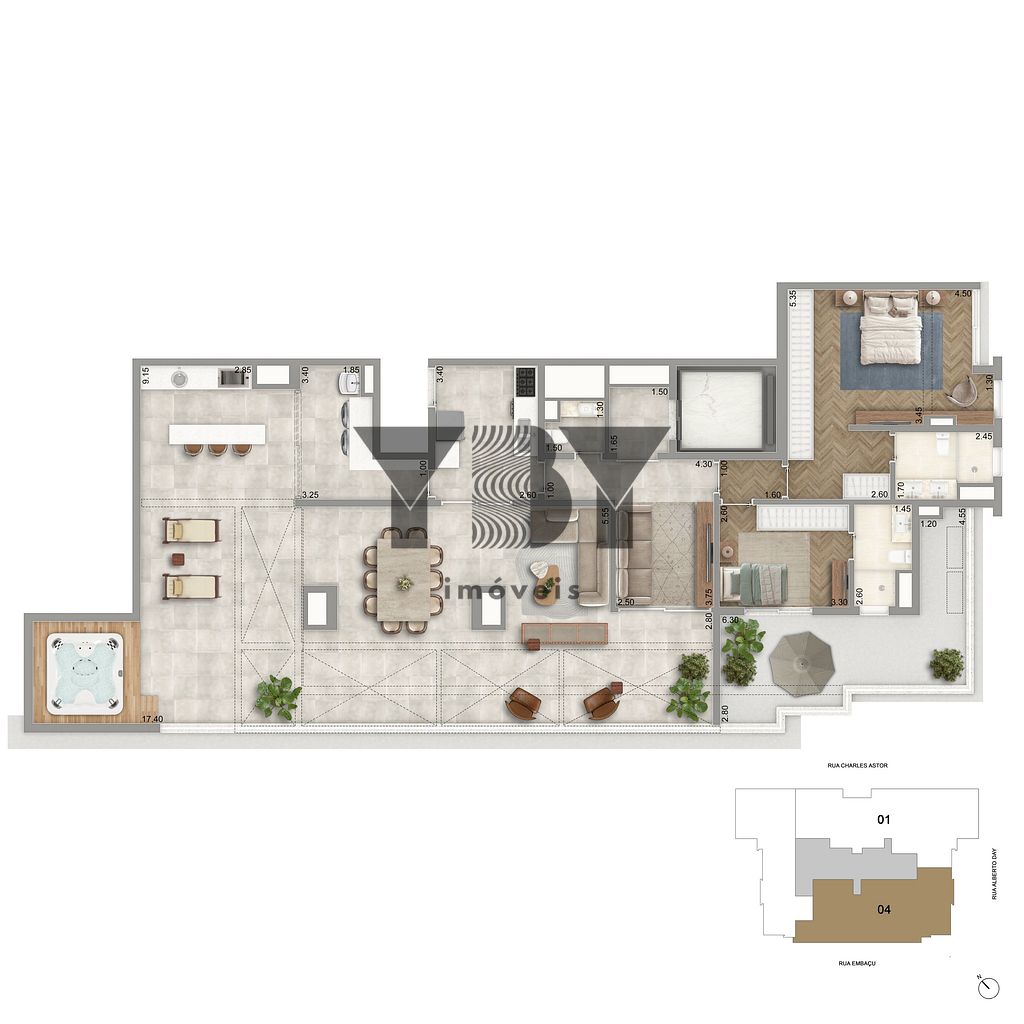 Apartamento, 3 quartos, 140 m² - Foto 24