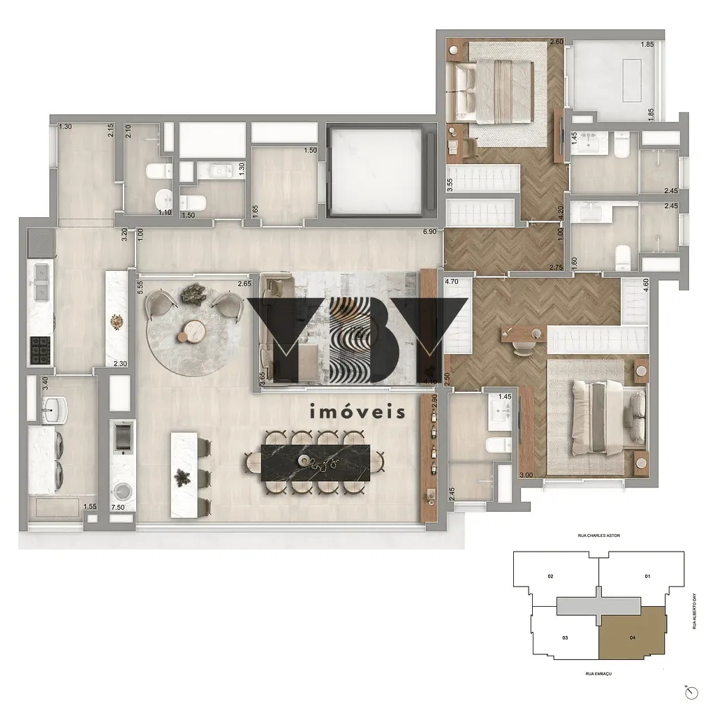 Apartamento, 3 quartos, 136 m² - Foto 21