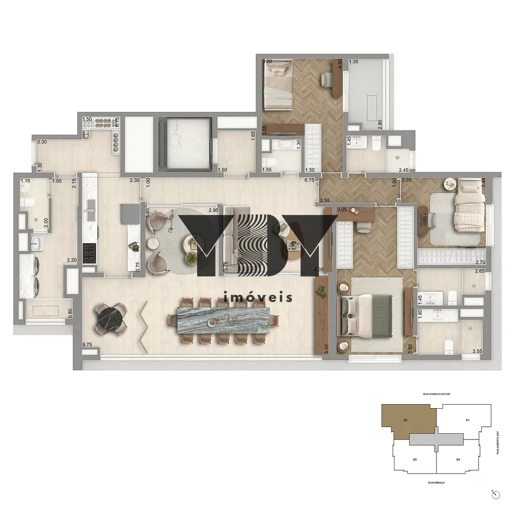 Apartamento, 3 quartos, 136 m² - Foto 23