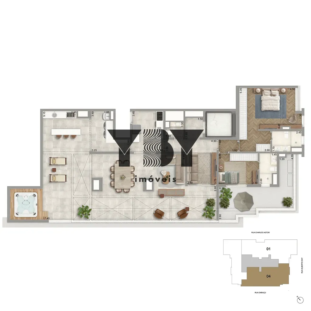 Apartamento, 3 quartos, 136 m² - Foto 24