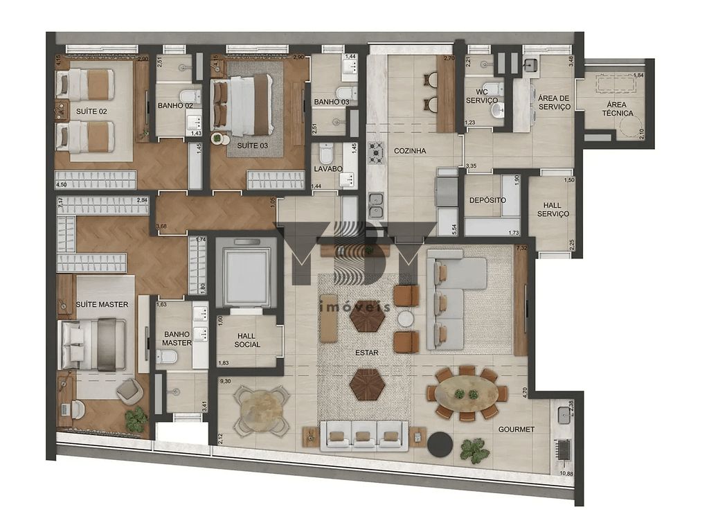 Cobertura, 4 quartos, 536 m² - Foto 41