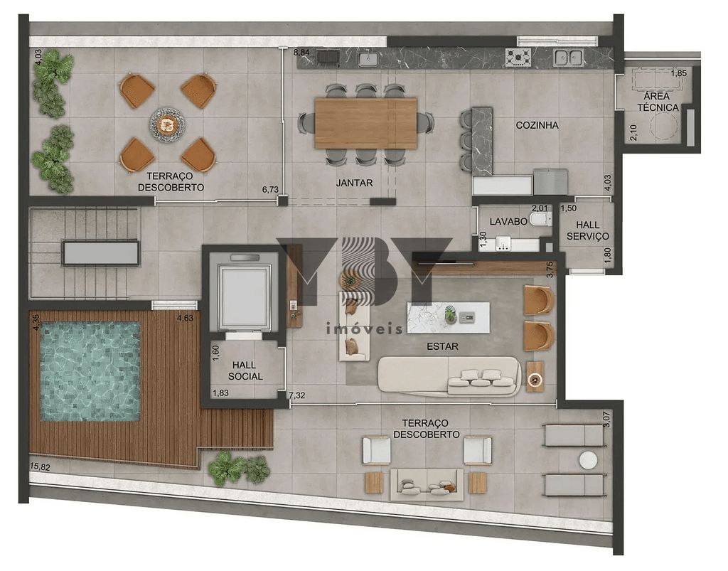 Cobertura, 4 quartos, 396 m² - Foto 47