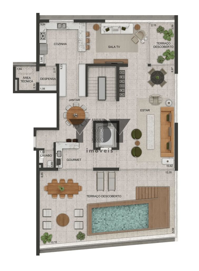 Cobertura, 4 quartos, 396 m² - Foto 49