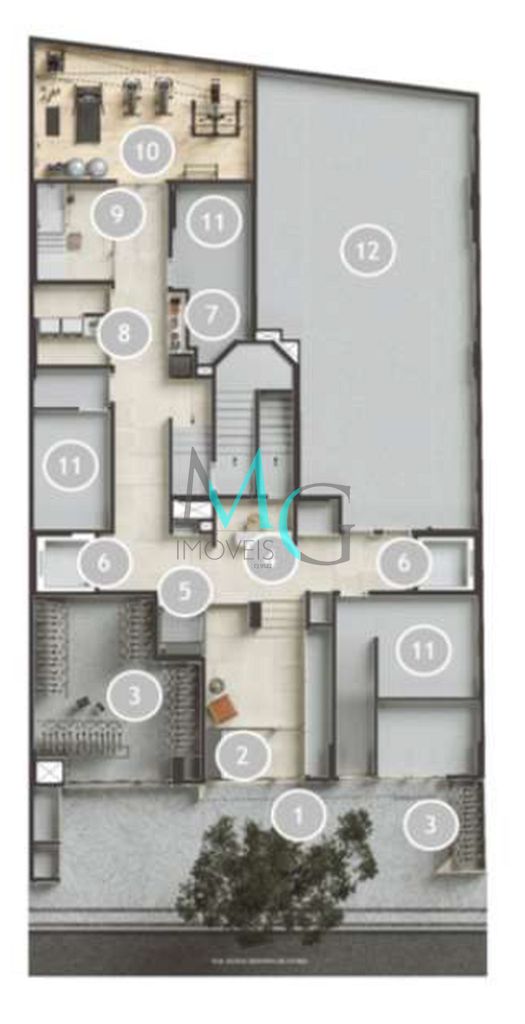 Cobertura, 1 quarto, 44 m² - Foto 20