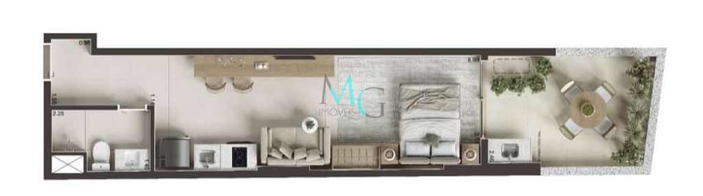 Cobertura, 1 quarto, 44 m² - Foto 24