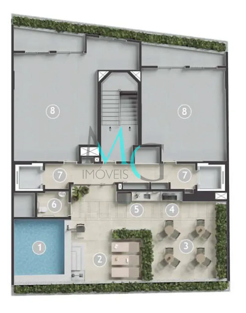 Cobertura, 1 quarto, 44 m² - Foto 19