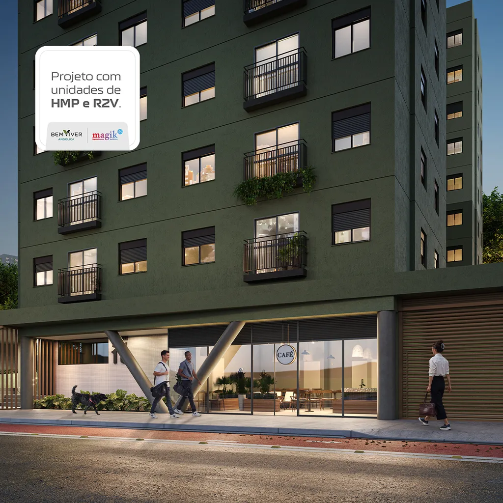 Apartamento à venda 1 Quarto 25.94M² Barra Funda São Paulo - SP | Bem Viver Angélica - Residencial