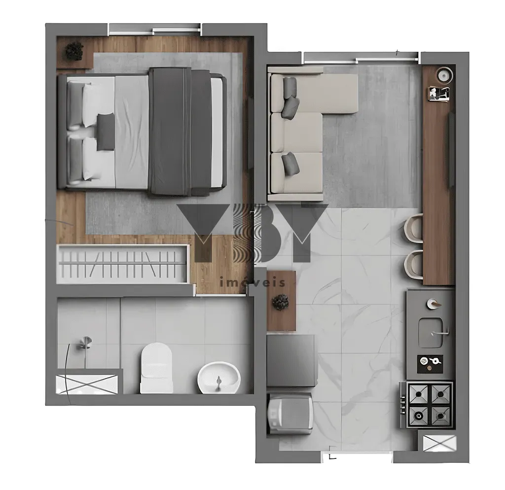Apartamento, 1 quarto, 24 m² - Foto 23