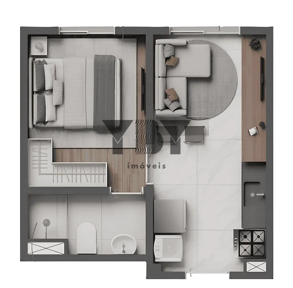 Apartamento, 1 quarto, 24 m² - Foto 24
