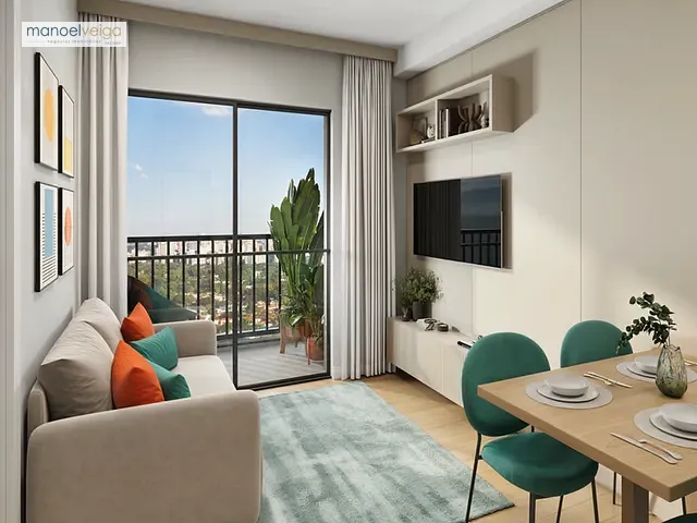 Apartamento 2 quartos e 1 banheiro, à venda, no bairro Prado Velho em Curitiba