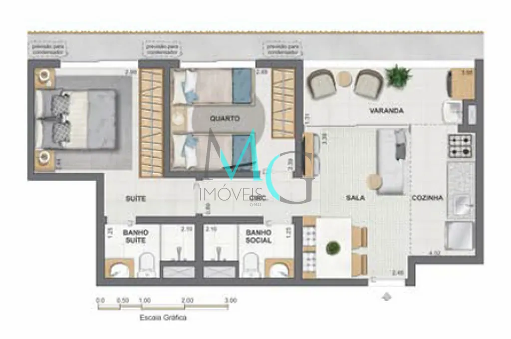 Apartamento, 3 quartos, 108 m² - Foto 36
