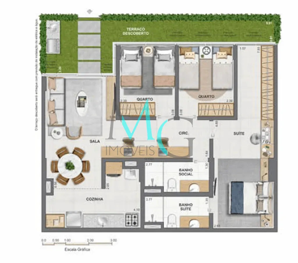 Apartamento, 3 quartos, 108 m² - Foto 40