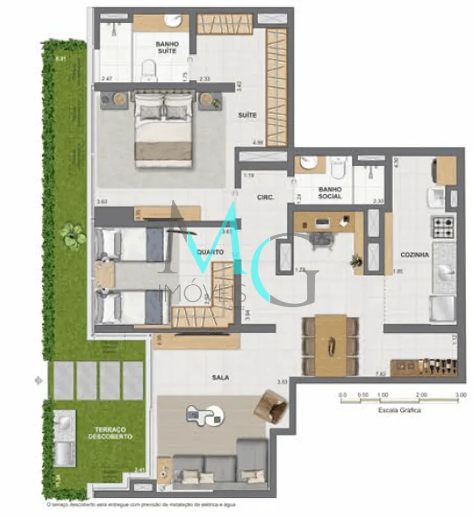 Cobertura, 3 quartos, 122 m² - Foto 52