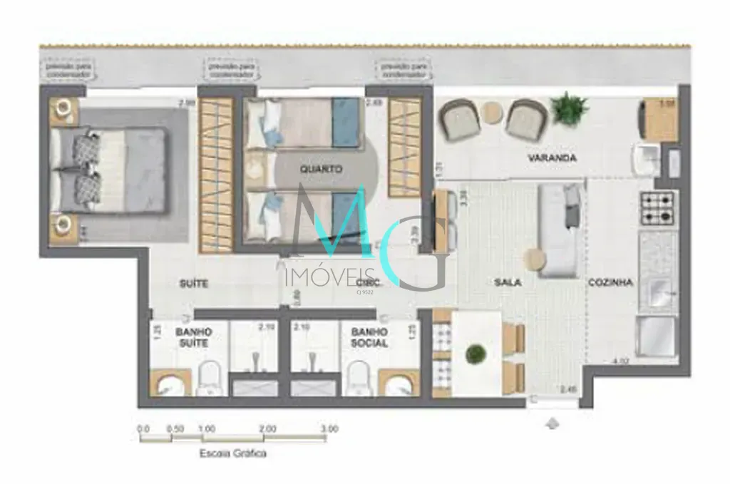 Apartamento, 2 quartos, 53 m² - Foto 36