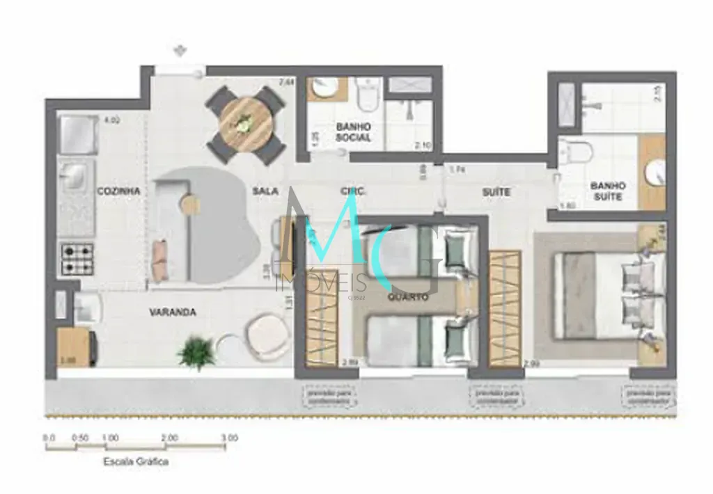 Apartamento, 2 quartos, 53 m² - Foto 37