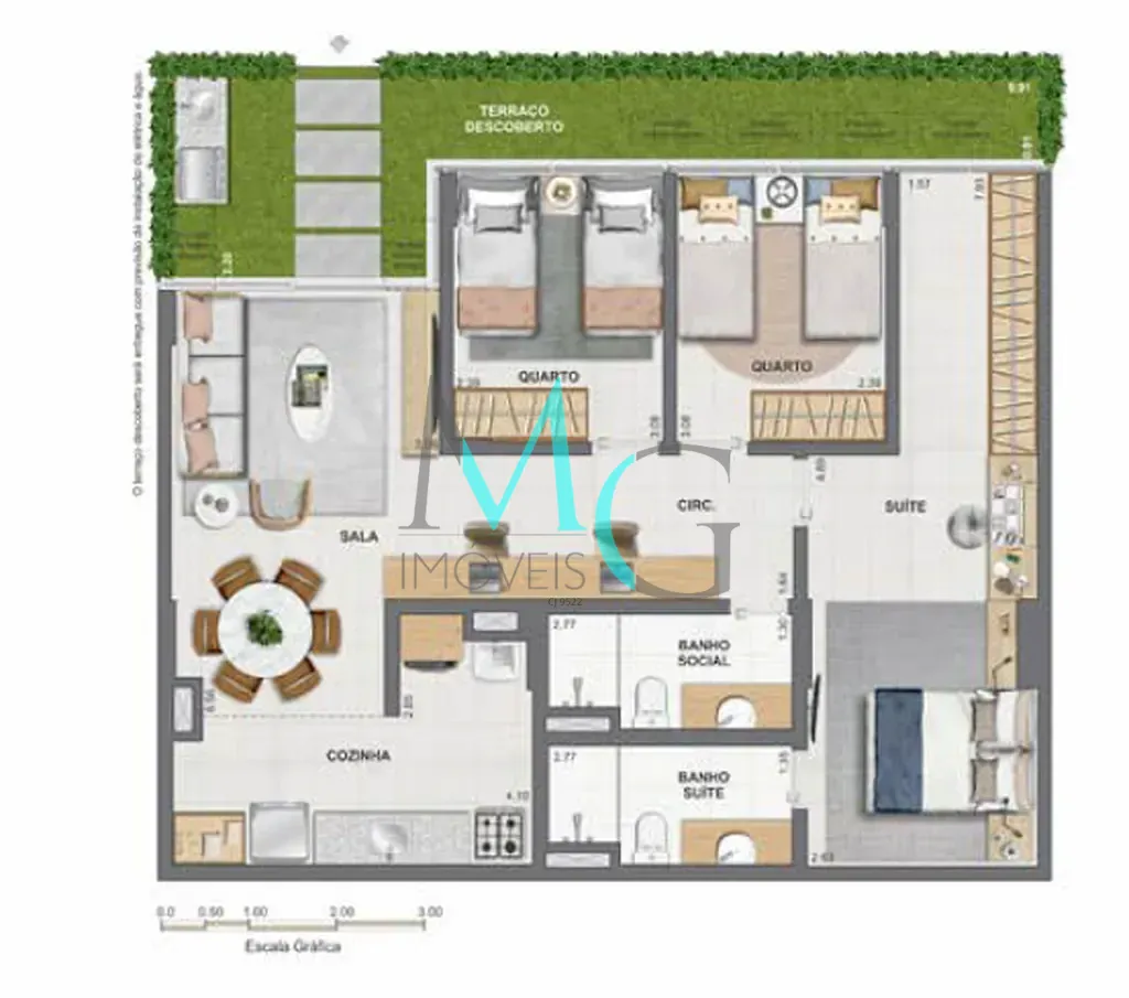 Apartamento, 2 quartos, 53 m² - Foto 40