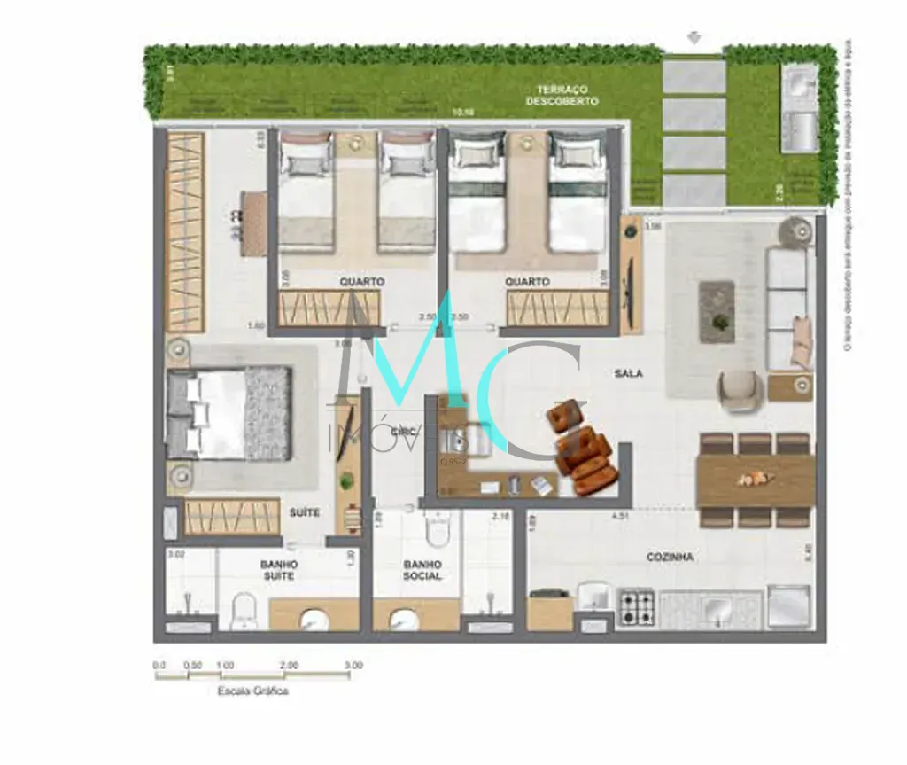Apartamento, 2 quartos, 53 m² - Foto 41