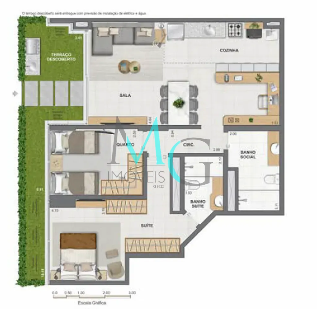 Apartamento, 2 quartos, 53 m² - Foto 42
