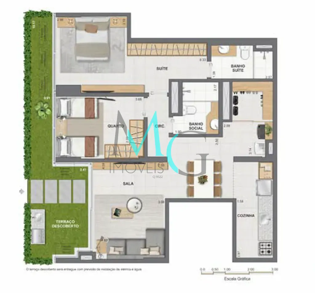 Apartamento, 2 quartos, 53 m² - Foto 43