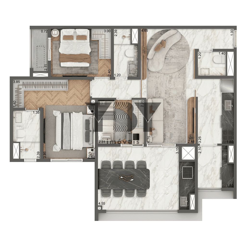 Apartamento, 3 quartos, 88 m² - Foto 30