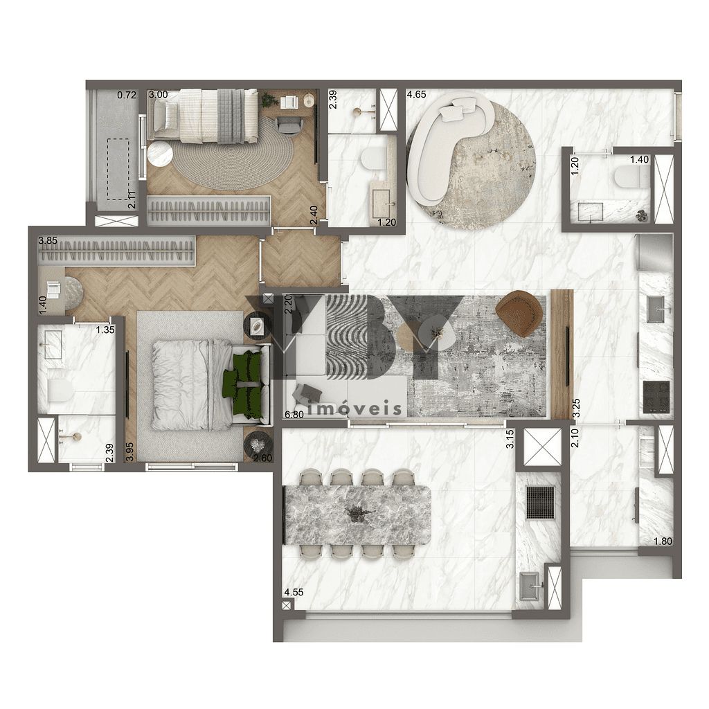 Apartamento, 2 quartos, 102 m² - Foto 31