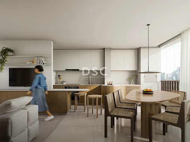 Apartamento 2 quartos e 1 banheiro, à venda, no bairro Água Verde em Curitiba