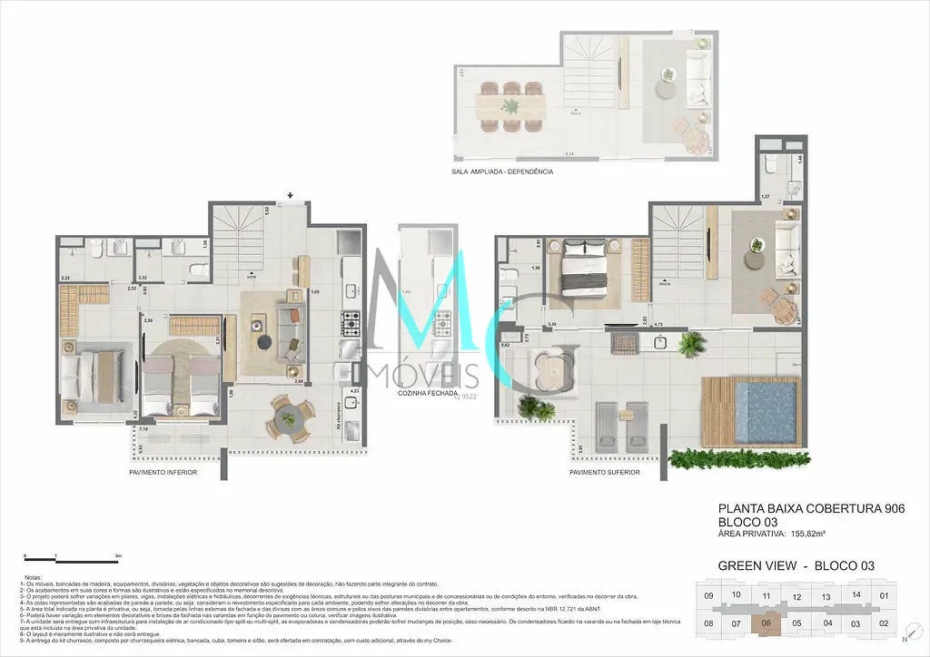 Apartamento, 2 quartos, 75 m² - Foto 88