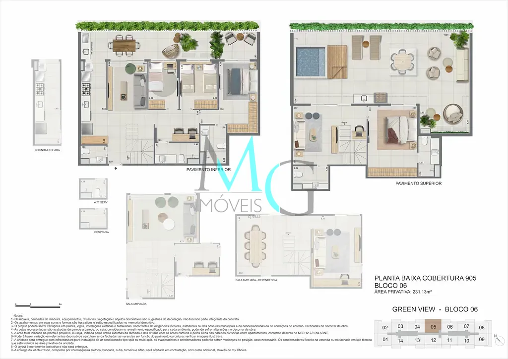 Apartamento, 2 quartos, 75 m² - Foto 100