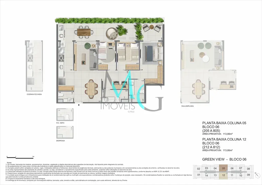 Apartamento, 2 quartos, 80 m² - Foto 80