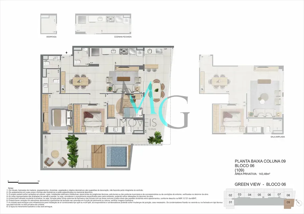 Apartamento, 2 quartos, 80 m² - Foto 84