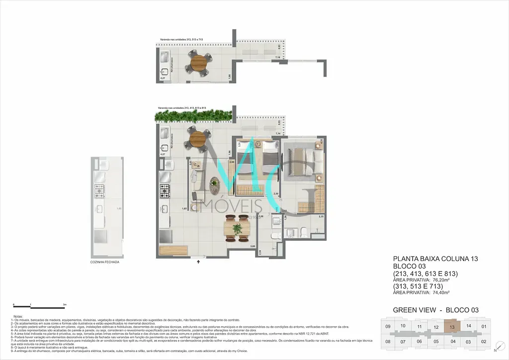 Apartamento, 3 quartos, 112 m² - Foto 62
