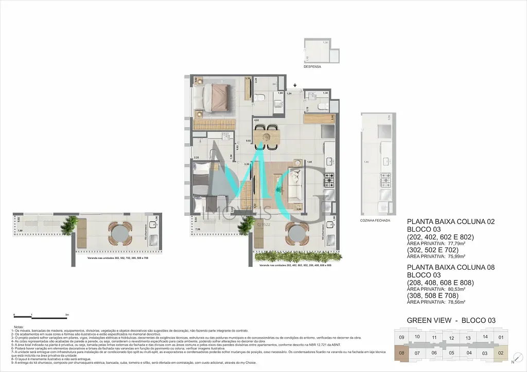 Apartamento, 3 quartos, 112 m² - Foto 69
