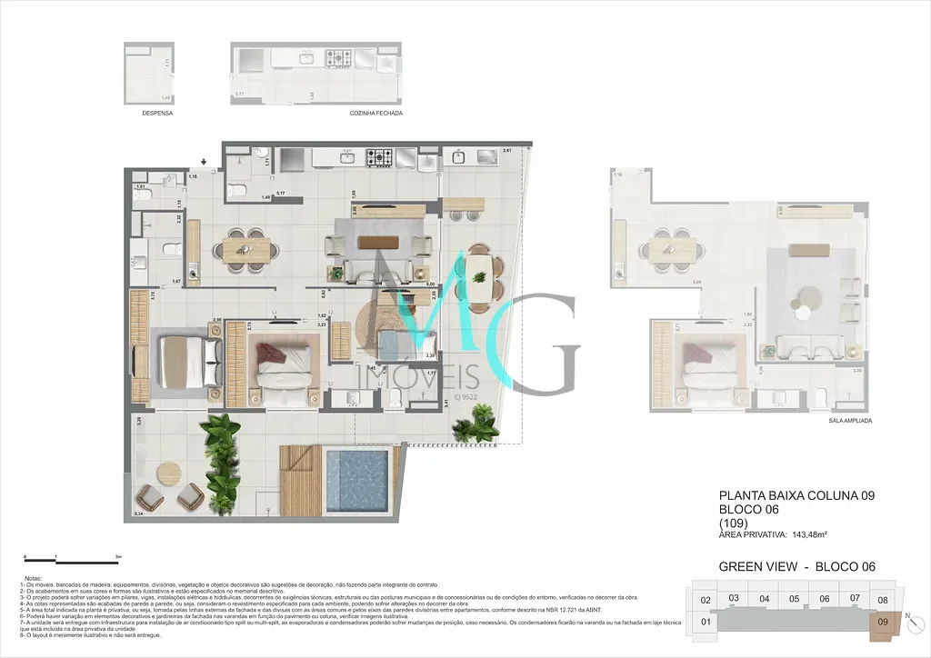 Apartamento, 3 quartos, 112 m² - Foto 84