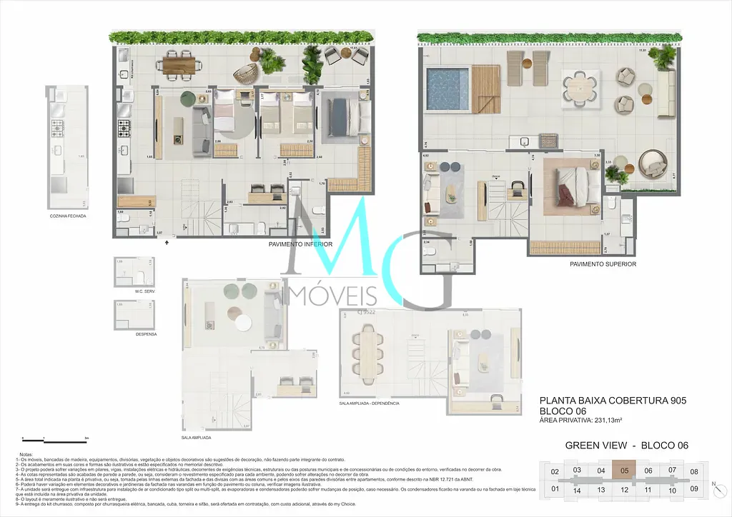 Apartamento, 3 quartos, 112 m² - Foto 100